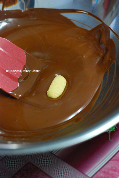 Drop A Cookie Into Melted Chocolate